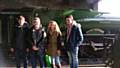 Sean Bannon, Luke Butler, Joy Blairs, Ben Marshall enjoyed a trip on the Flying Scotsman