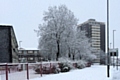 Lower Falinge covered in snow