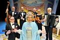 Sue Devaney as Gracie Fields, with the rest of the cast