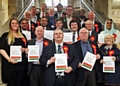 Labour's council candidates launch Labour's election manifesto at the Town Hall