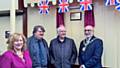 The Mayor and Mayoress of Rochdale, Surinder and Cecile Biant, with Keith Whitmore and The East Lancashire Railway President Pete Waterman