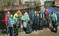 Rochdale Environmental Action Group (REAG) joins Canal & River Trust to clean the canal