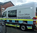 Immigration Enforcement team vehicle in Rochdale