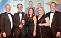 Members of the Pennine Acute Hospitals NHS Trust collect the award