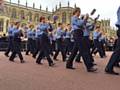 2nd Rossendale Scout Group Band playing in Windsor