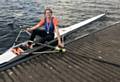 Maggie Page - Winner of the WJ14 Single Sculls at the Junior Inter Regional Regatta