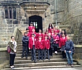 Beech House School Year 7 pupils at Skipton Castle