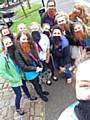 Heywood Girlguiding Senior Section Members and Leaders in beards