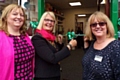 Sarah Ford, Mayor of Whitworth, Councillor Madeline De Souza and Julie Halliwell