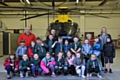 Middleton Cub Scouts at the National Police Air Service in Barton