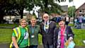 Sandra Trickett and Dorne Cloran with Rochdale Mayor and Mayoress 