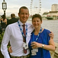 Kate and Lee Bennetta at the House of Commons