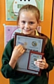 Holly Maclean Pupil of the Year at Moorhouse Primary School