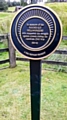 Cotton Famine Road plaque