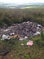 Pub rubbish dumped at Landgate, Whitworth