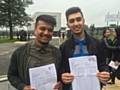 Hakeem Uddin Ahmed and Hamaad Kohkhar - Falinge Park High School GCSE results