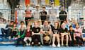 Young Rocky's Summer Club members with WBA world lightweight champion Anthony Crolla 