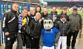 Members from the football sessions attended Rochdale v Rotherham United at the Crown Oil Arena