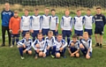 Whitworth Community High School Year 7 football team with Year 11 coaches, left Charley Leech and right Brad Watts.