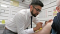 Individuals will be able to get free flu jab from their GP or pharmacist (file photo)