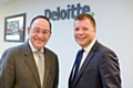 Sir Howard Bernstein, with Deloitte managing partner Richard Bell