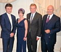 Edward Carpenter, Jane Howard,  Rt. Hon. David Jones MP, John Taylor at the Conservative Annual Dinner