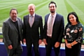 Dale Chief Executive Russ Green, Dean Hulse, David Yazdi and Dale’s Sales and Marketing Manager Frances Fielding