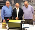 Chairman Bob Hinchliffe, Non-Executive Director John Murphy and Lancashire CCC's Sales and Marketing Director Justin Hopwood,