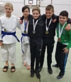 Rochdale Judo Club: Jack Sheppard, Christopher Lau, Sam Culvert, Jake Brearley and Liam Ellis