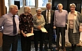 Rochdale Foodbank 5th Anniversary celebration with the over 80's volunteers and Tony Lloyd MP