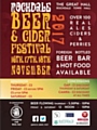 Rochdale Beer & Cider Festival, Rochdale Town Hall, Thurs  5.30pm - 10.00pm, Fri & Sat 12noon - 10pm