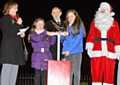 The Mayor and Mayoress of Whitworth, Alan and Janet Neal with Lucy Wilkins and Josephine Ball 