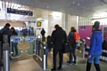 Ticket gates at Rochdale Train Station 