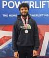 Shariq Haidery at the 2017 British Junior Powerlifting Competition