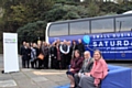 The Rochdale 30 outside the Small Business Saturday bus