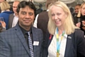 Mohammed Sarwar with Liz McInnes MP