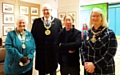 Rotary Club of Rochdale President Ann Stott, The Mayor Ian Duckworth, Geoff Butterworth and Mayoress Christine Duckworth