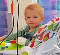 Two-year-old Henry Alderson has a rare condition and needs regular blood transfusions