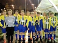 Littleborough Football Club Under 13s Blues team sponsored by Metacol Ltd