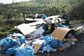 Fly tipping in Ashworth Valley, 2017