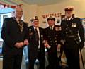 Rochdale Sea Cadets present French State Medal to Walter Hainsworth, WW2 veteran on his 97th Birthday