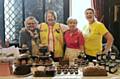 Rotarians Michelle Hallworth, Janice Powell, Elizabeth Birkett and Jean Knott