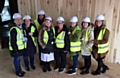 Maggie's Fundraising Group (left to right) Jo Taylor, Jane Beswick, Sharon Livesey, Sara-Jane Etchells, Pippa Bamford, Helen Haigh, Deborah Howarth, Laura Tomlinson, who is Maggie's Oldham fundraising manager
