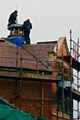 The old Carnegie Library, Castleton 'dome' being refitted