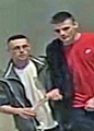 CCTV image of two men who officers believe may be able to assist enquiries