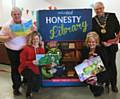 Councillor Richard Farnell, Kerry Roe-Ely, Debbie Hernon and Mayor Ray Dutton
