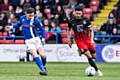 Ian Henderson scoring his, and Rochdale's, second with a clever first-time finish from the edge of the Coventry box