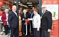 Oldham Road Pharmacy officially reopened by Mayor Ray Dutton, Simon Danczuk, Lynne Brosnan and 100-year-old Gladys Liddell