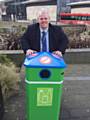 Recycling bins are being installed around Rochdale town centre as part of the council’s commitment to its green agenda