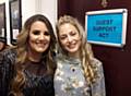 Rochdale singer Olivia Deane (right) supports Sam Bailey on tour 